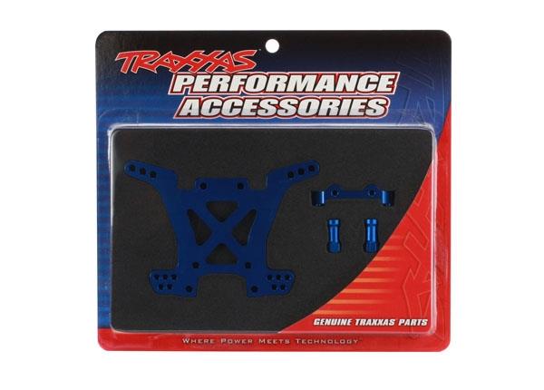 Traxxas Shock tower rear aluminum (blue-anodized)