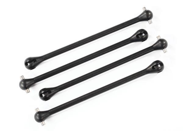 Traxxas Driveshaft, steel constant-velocity (shaft only, 109.5mm) (4) (for conversion of #8950X driveshafts to WideMaxx® suspension)