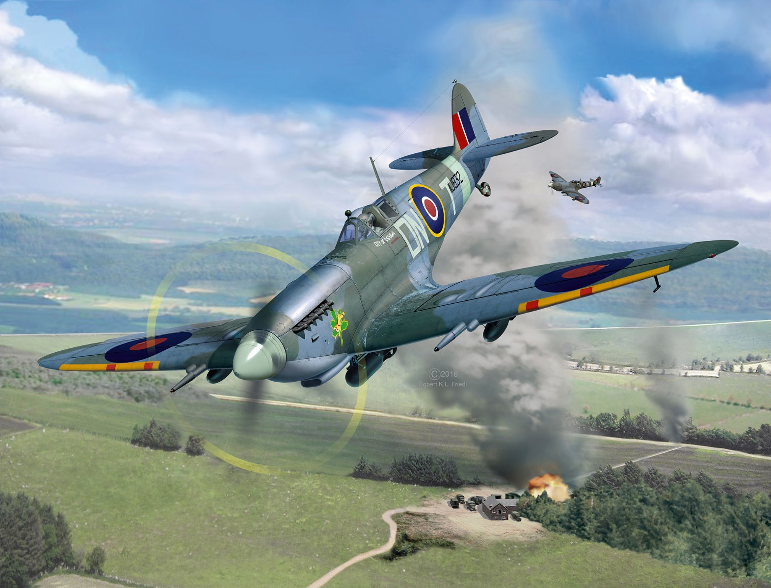 Revell Spitfire Mk.XIc Supermarine Technik 1/32