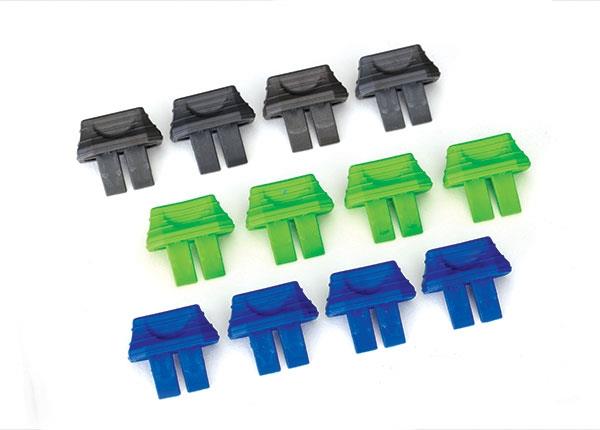 Traxxas Battery charge indicators (green (4) blue (4) grey (4))