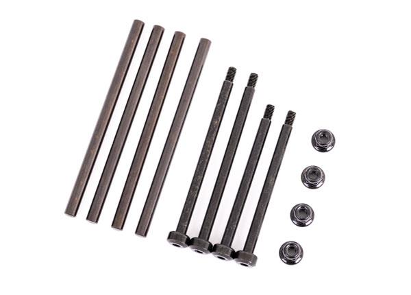 Traxxas Suspension pin set front & rear (hardened steel) 4x67mm (4) 3.5x48.2mm (2) 3.5x56.7mm (2)/ M3x0.5mm NL flanged (2)