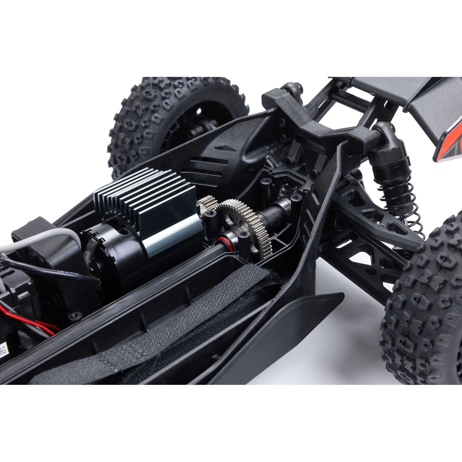 Arrma TYPHON GROM MEGA 380 Brushed 4X4 Small Scale Buggy RTR with Battery & Charger Red/White 1/18