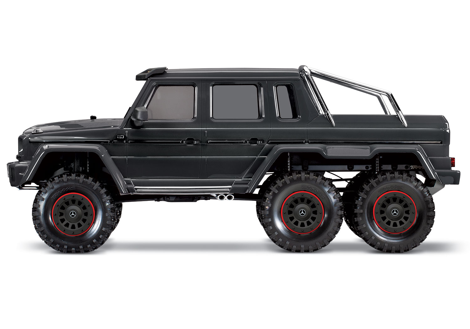 Traxxas TRX-6 Mercedes-Benz G 63 AMG 6X6 Electric Trail Truck RTR 1/10 Clipless Black