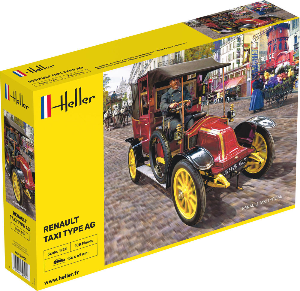 Heller Renault Taxi Type AG 1/24