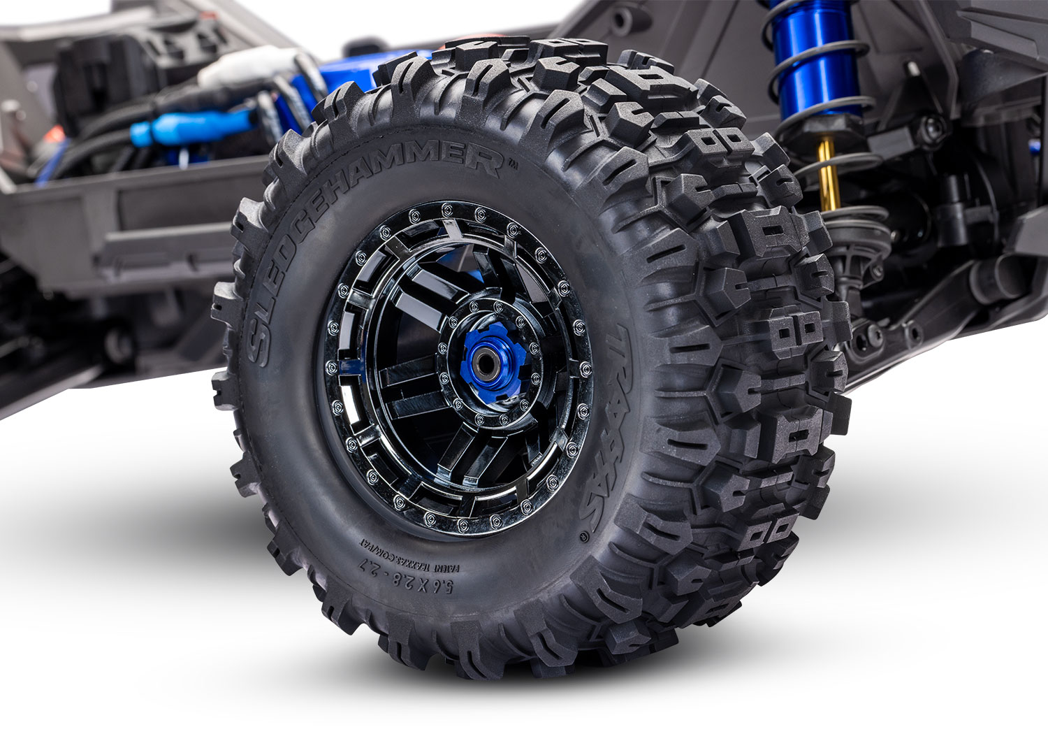 Traxxas Maxx Ultimate 4WD Brushless Electric Monster Truck VXL-4S TQi Blue 1/8