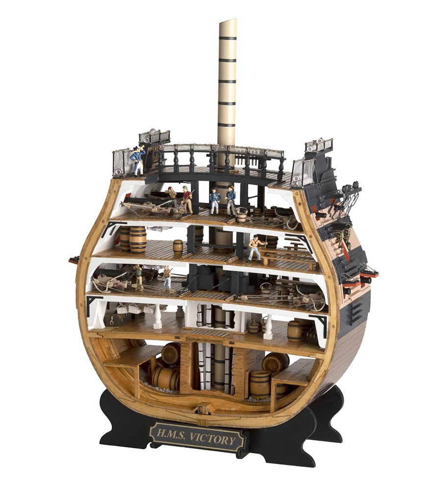 Artesania Latina HMS Victory Cross-Section kit van een Houten Scheepsmodel 1/72