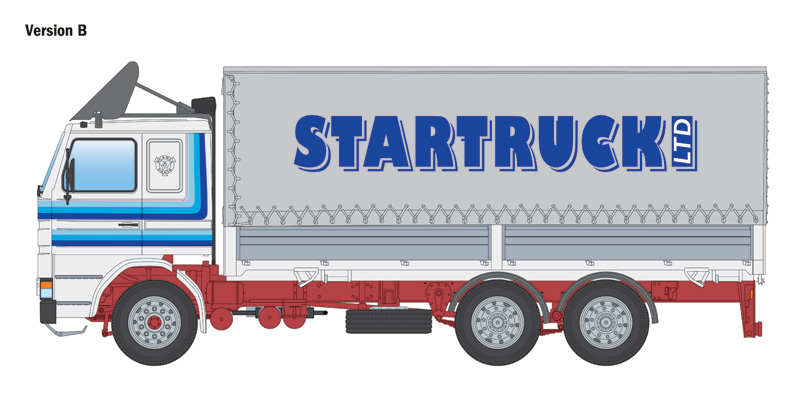 Italeri Scania 142H 6x2 Canvas Truck 1/24