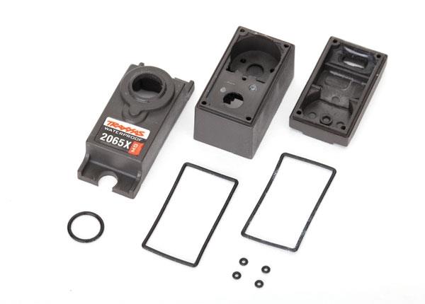 Traxxas Servo case/gaskets (for 2065X metal gear, waterproof, sub-micro servo)
