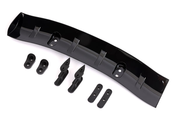 Traxxas Wing (Lexan®)/ wing washers (left & right)/ wing mounts (2)/ washers (2)