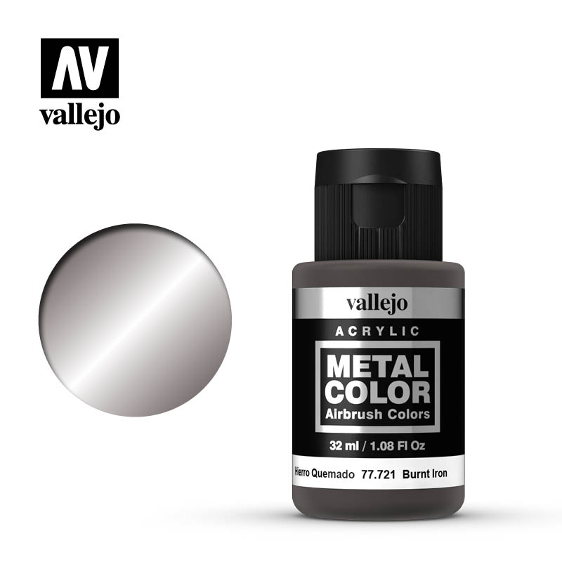 Vallejo Metal Color Burnt Iron Potje 32ml