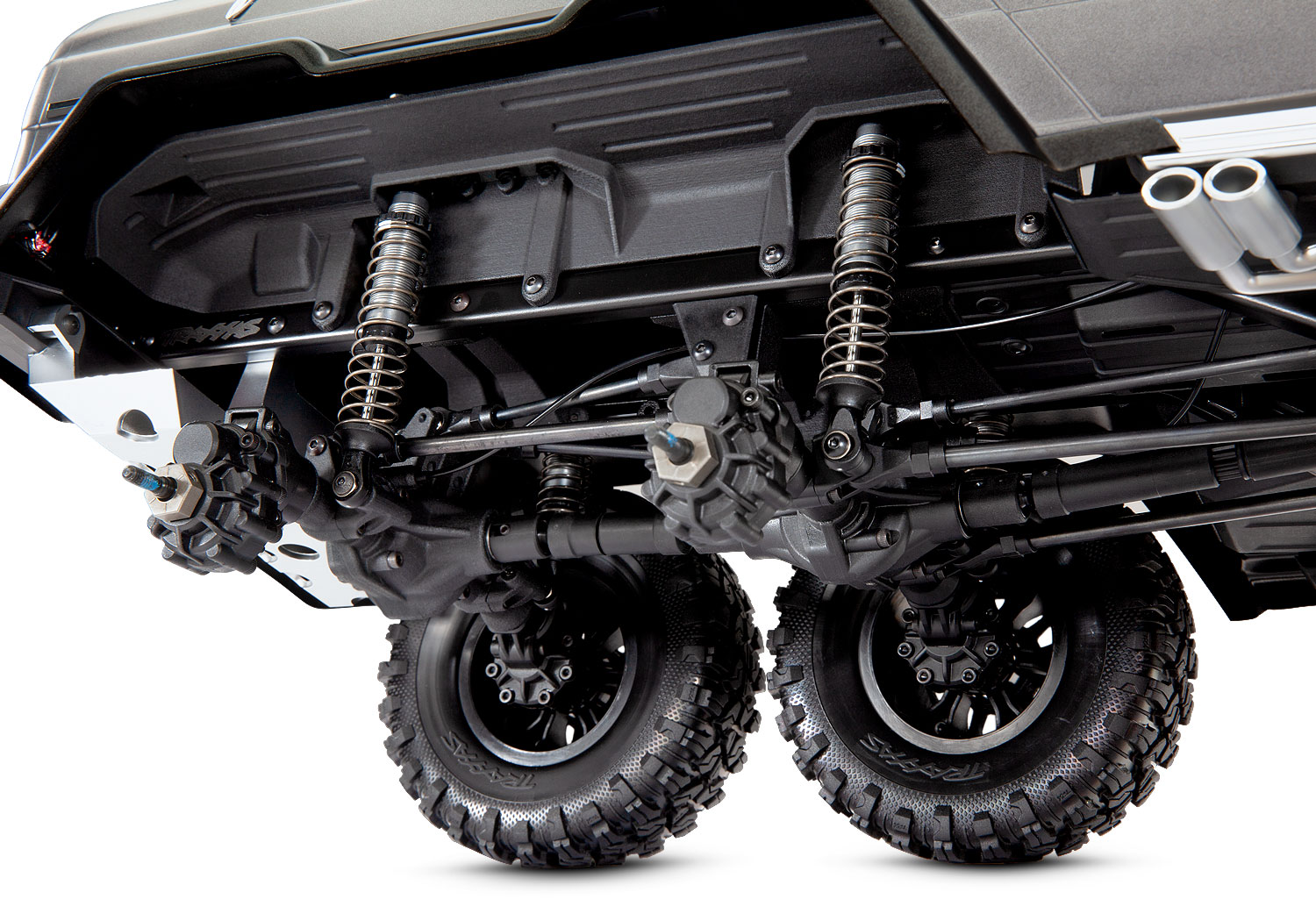 Traxxas TRX-6 Mercedes-Benz G 63 AMG 6X6 Electric Trail Truck RTR 1/10 Clipless Flat Silver
