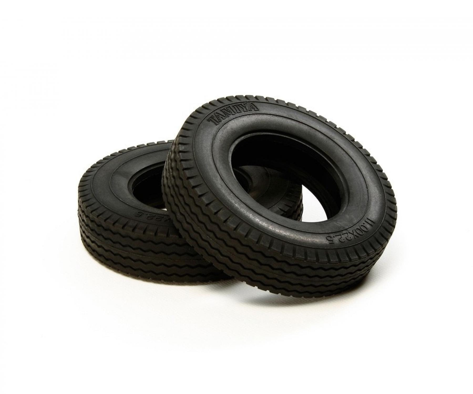 Tamiya Tractor Truck Tire Hard 22mm 1/14 (2)