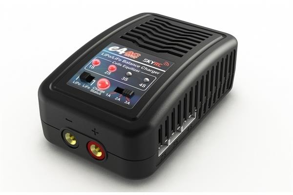 SkyRC e430 AC LiPo/LiFe Fast Charger 2-4S 3A XT60 plug