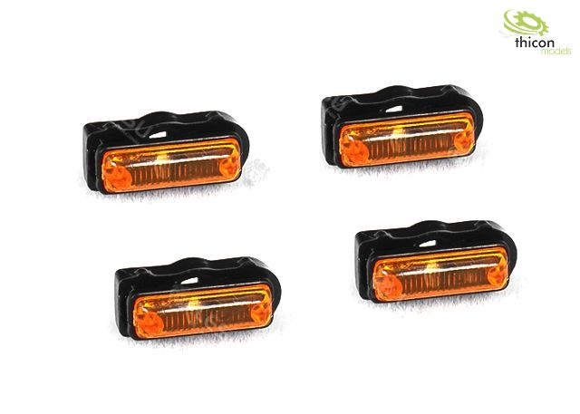Thicon Side marker lights with LED 2 Volt 12 mAh (4) 1/14