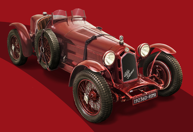 Italeri Alfa Romeo 8C 2300 Roadster 1/12
