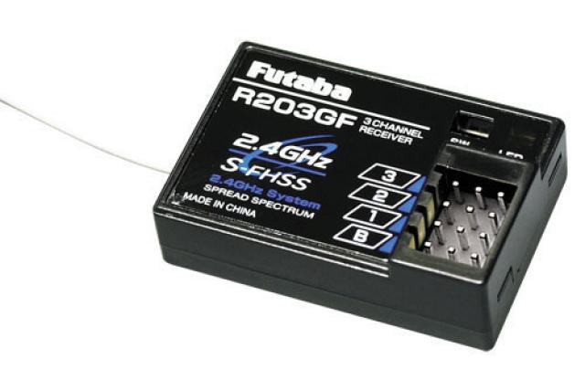 Futaba R203GF 2.4GHz S-FHSS 3-Kanaals Ontvanger