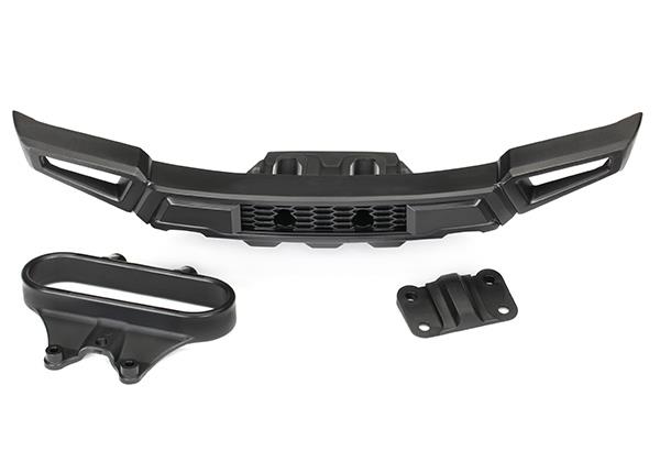 Traxxas Bumper, front/ bumper mount, front/ adapter (fits 2017 Ford Raptor®)