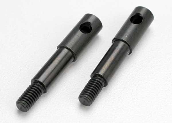 Traxxas Wheel spindles front (left & right) (2)