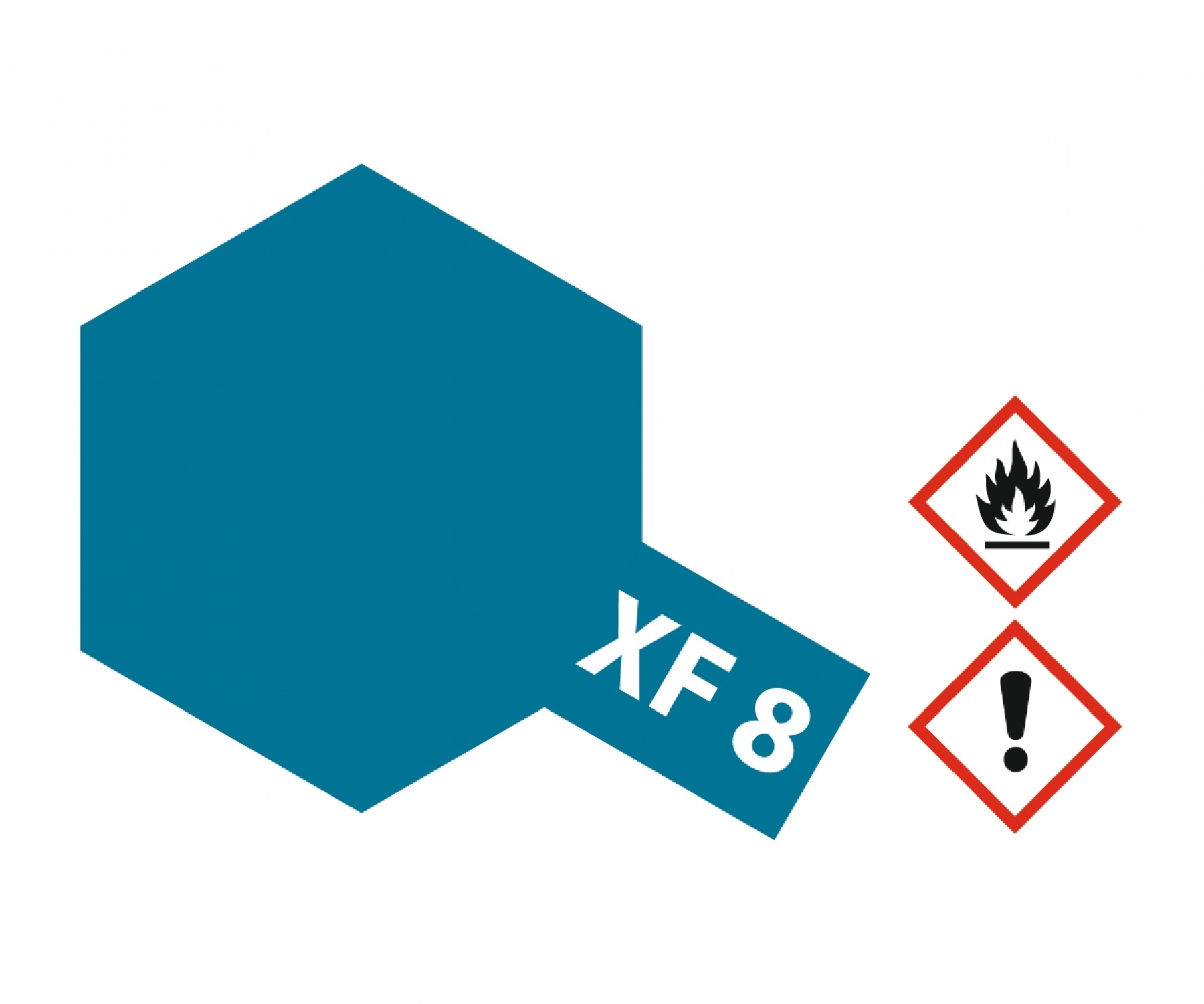 XF8 Potje Blue flat 23ml Tamiya