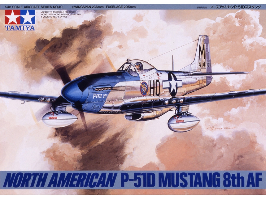 Tamiya US North American P-51D Mustang 1/48