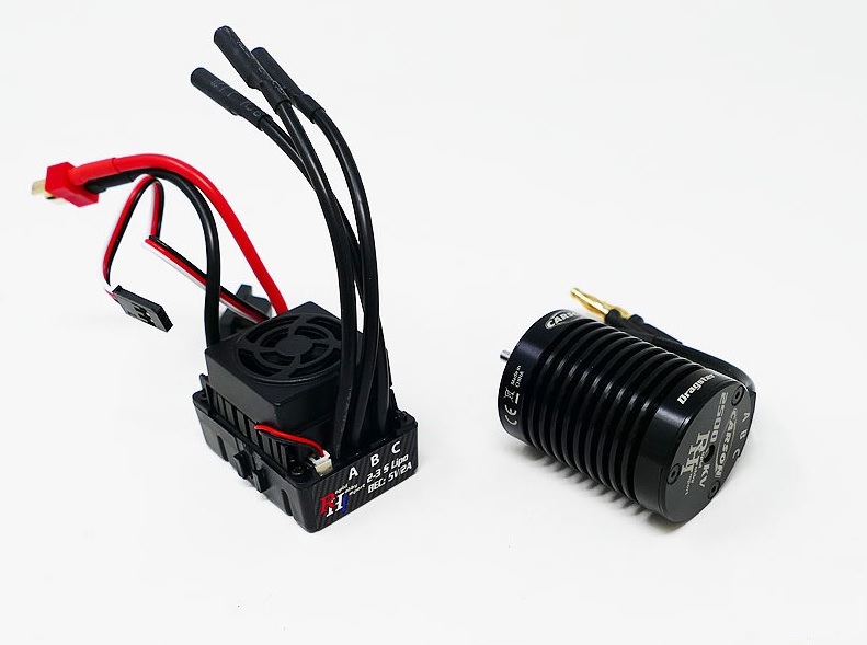 Carson Brushless Combo Set Dragster Turbo 2500KV 1/10