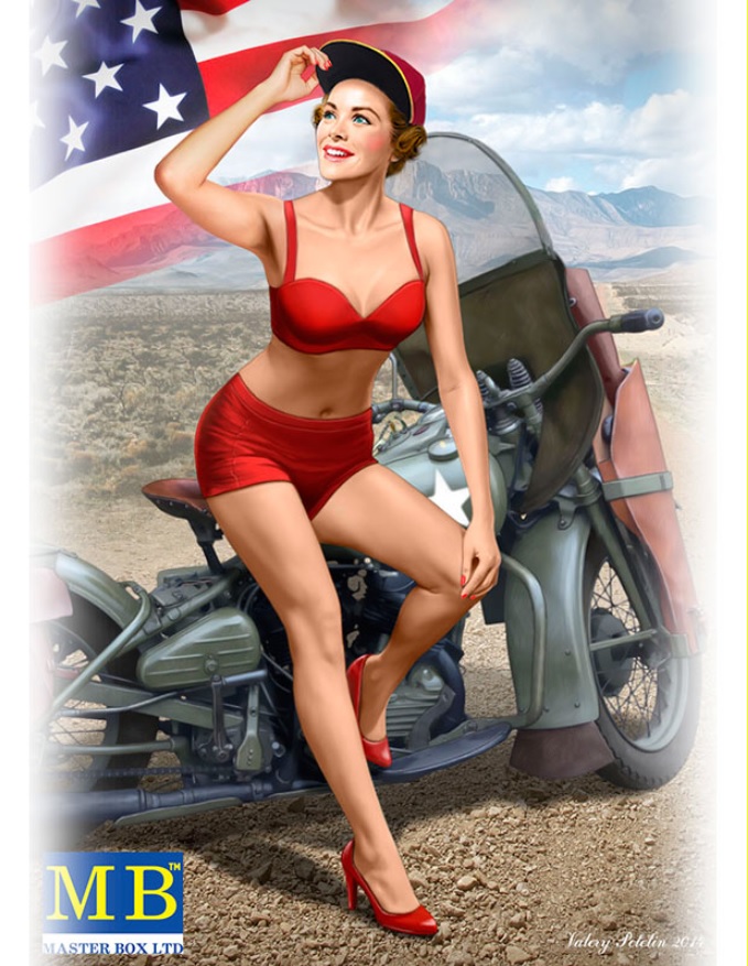Master Box LTD Pin-up series Kit No.1 Marylin 1/24
