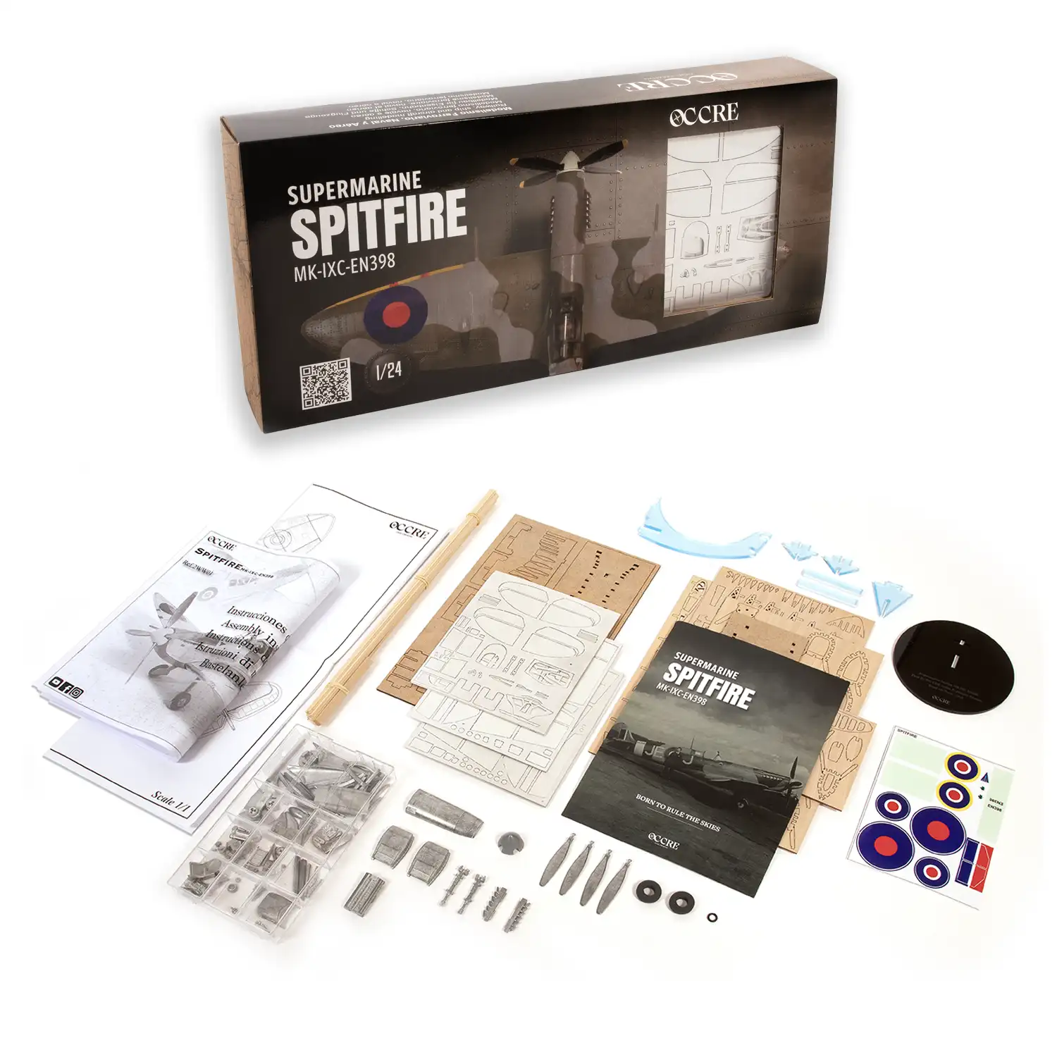 Occre Supermarine Spitfire Mk IXc EN398 Aircraft Model – World War II – 1/24