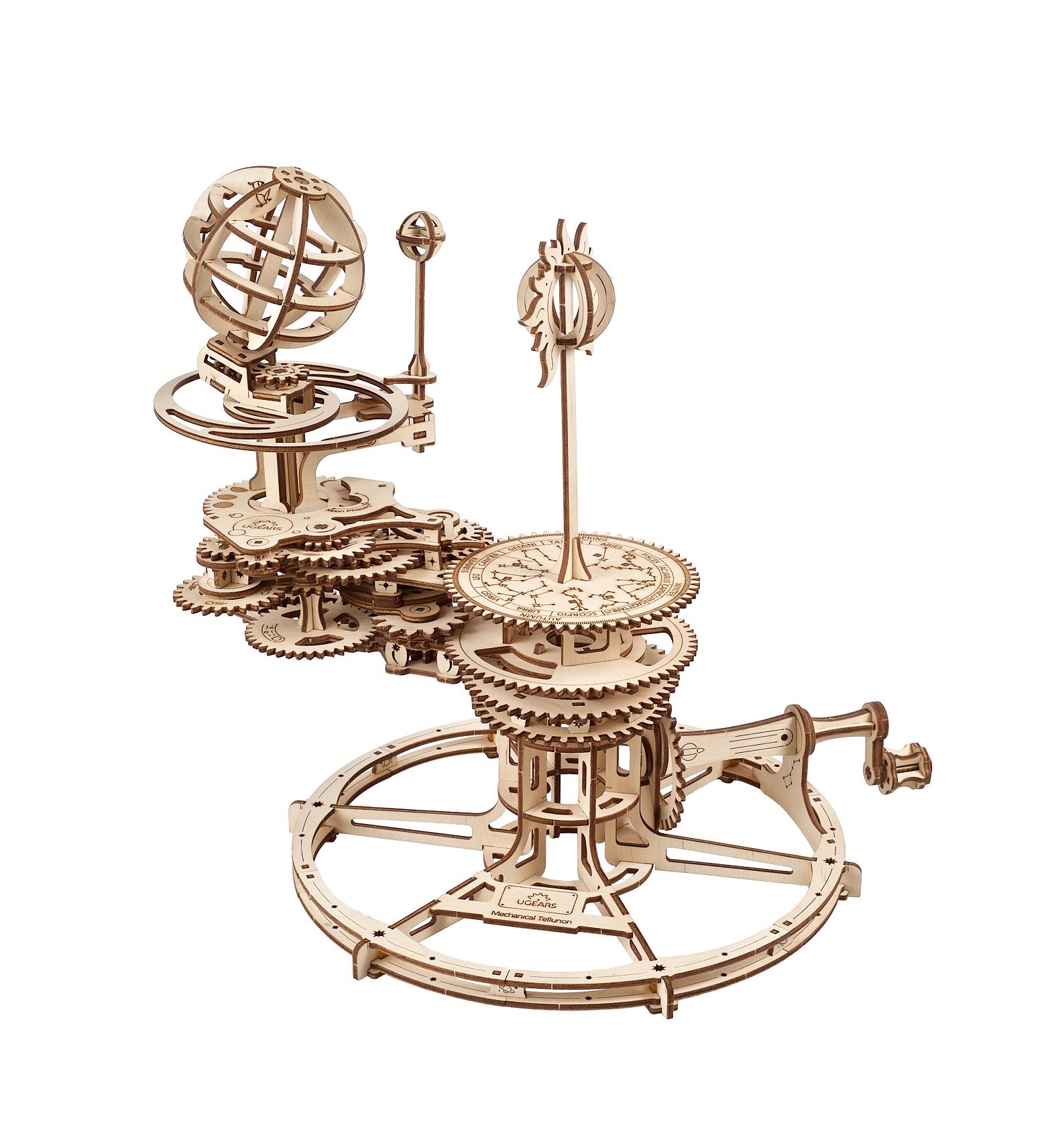 U-Gears Mechanisch Tellurium houten bouwpakket