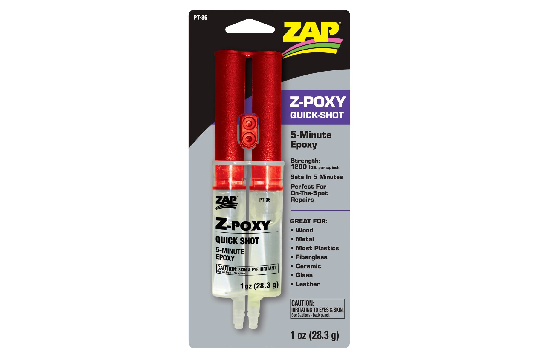 ZAP Z-POXY Quick-Shot 5 minuten 28.3 gram