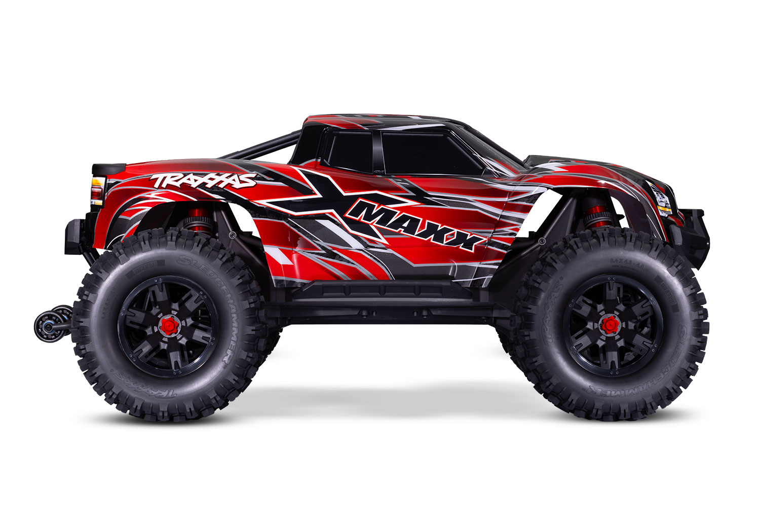Traxxas X-Maxx 4WD 8S Belted Brushless Monster Truck RTR TSM 30+ Volts 1/5 Red