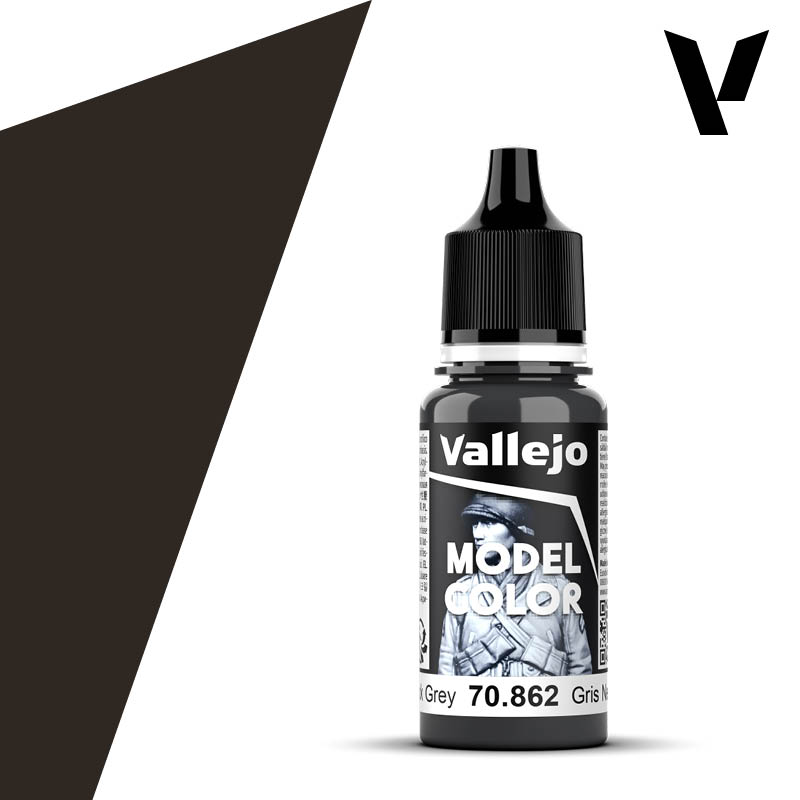 70862 Vallejo Black Grey Model Color 18ml