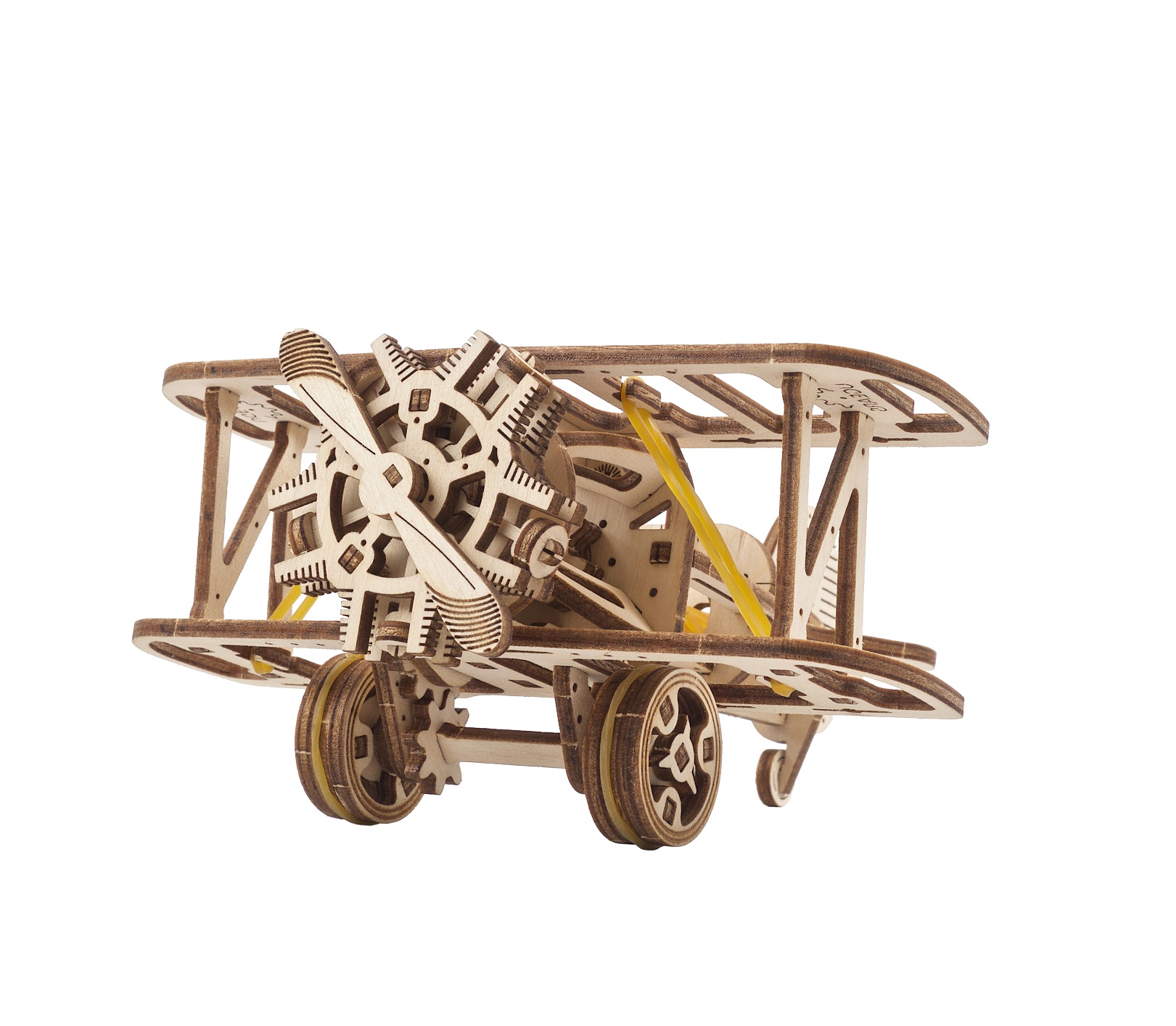U-Gears Mini-Tweedekker mechanisch houten bouwpakket