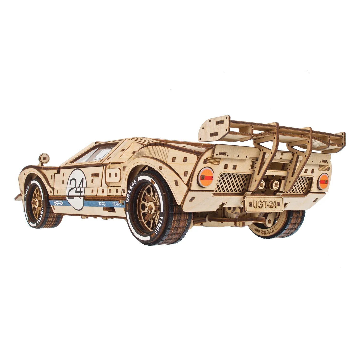 U-Gears UGT-24 Endurance Racer Car Model  mechanisch houten bouwpakket