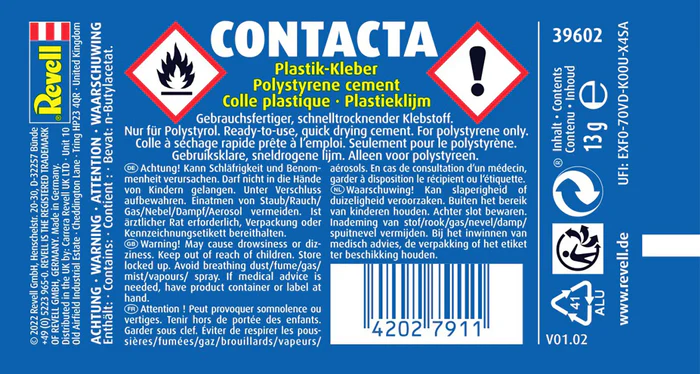 Revell Contacta Glue Gel Lijm Tube 13 gram