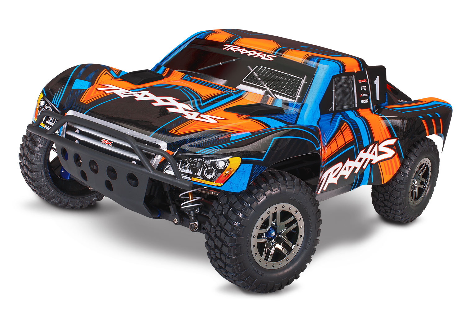 Traxxas Slash 4X4 Ultimate LCG VXL TQi TSM Short course Truck 1/10 Orange