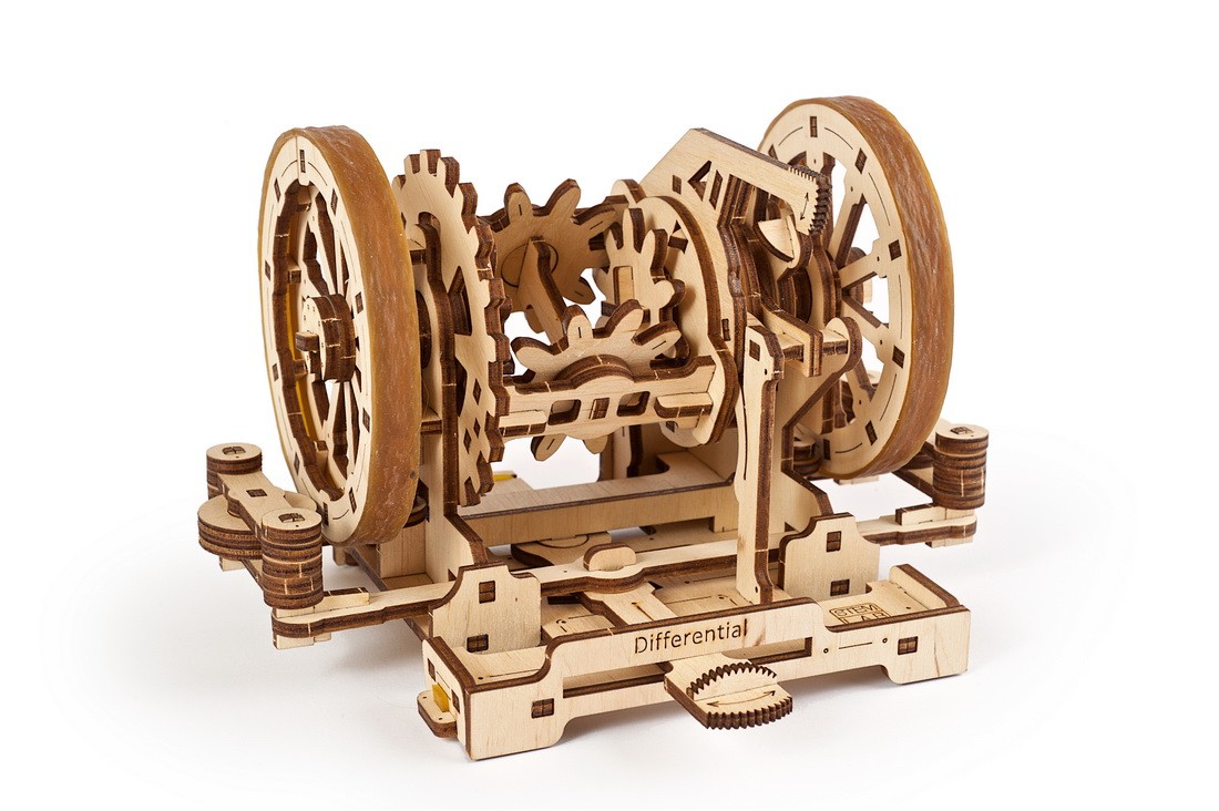 U-Gears Stem Lab Differential mechanisch houten bouwpakket
