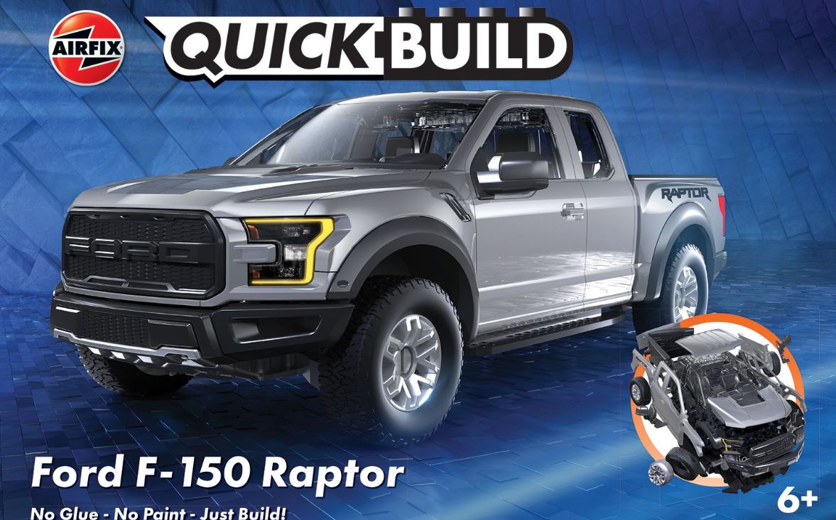 AirFix Ford F-150 Raptor Grey Quickbuild