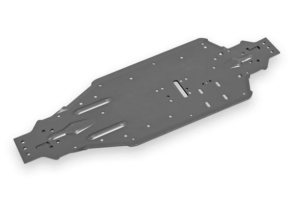 Traxxas Chassis aluminum (dark titanium-anodized)