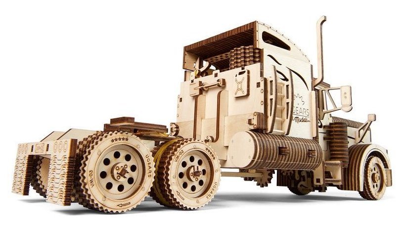 U-Gears Heavy Boy Truck VM-03 mechanisch houten bouwpakket