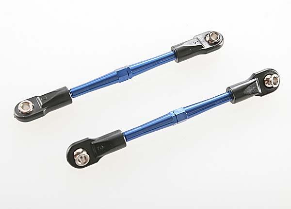 Traxxas Turnbuckles aluminum (blue-anodized) toe links 59mm (2)
