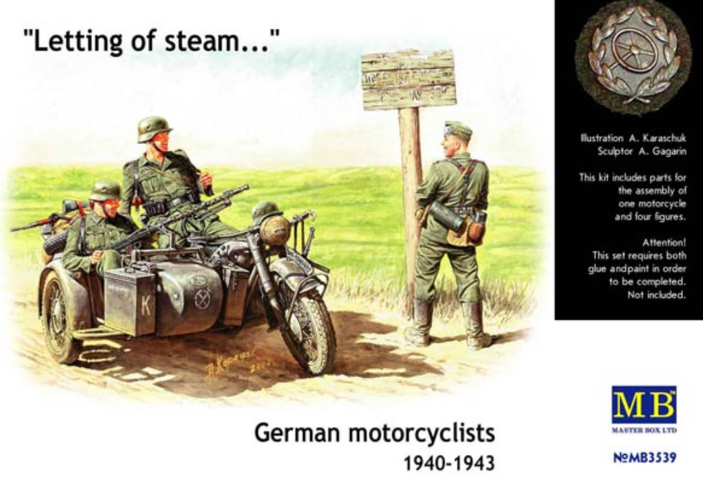 Master Box LTD German Motorcyclists 1940-42 1/35