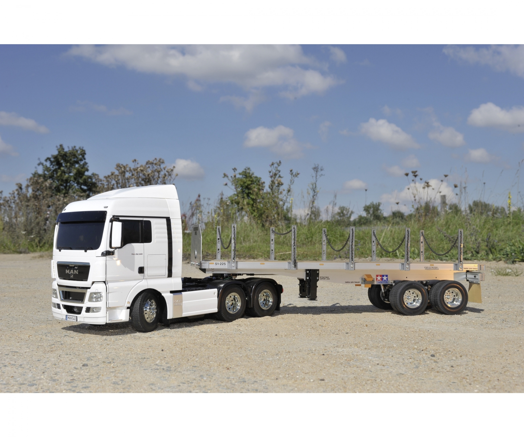 Tamiya Flatbed Semi Trailer 1/14