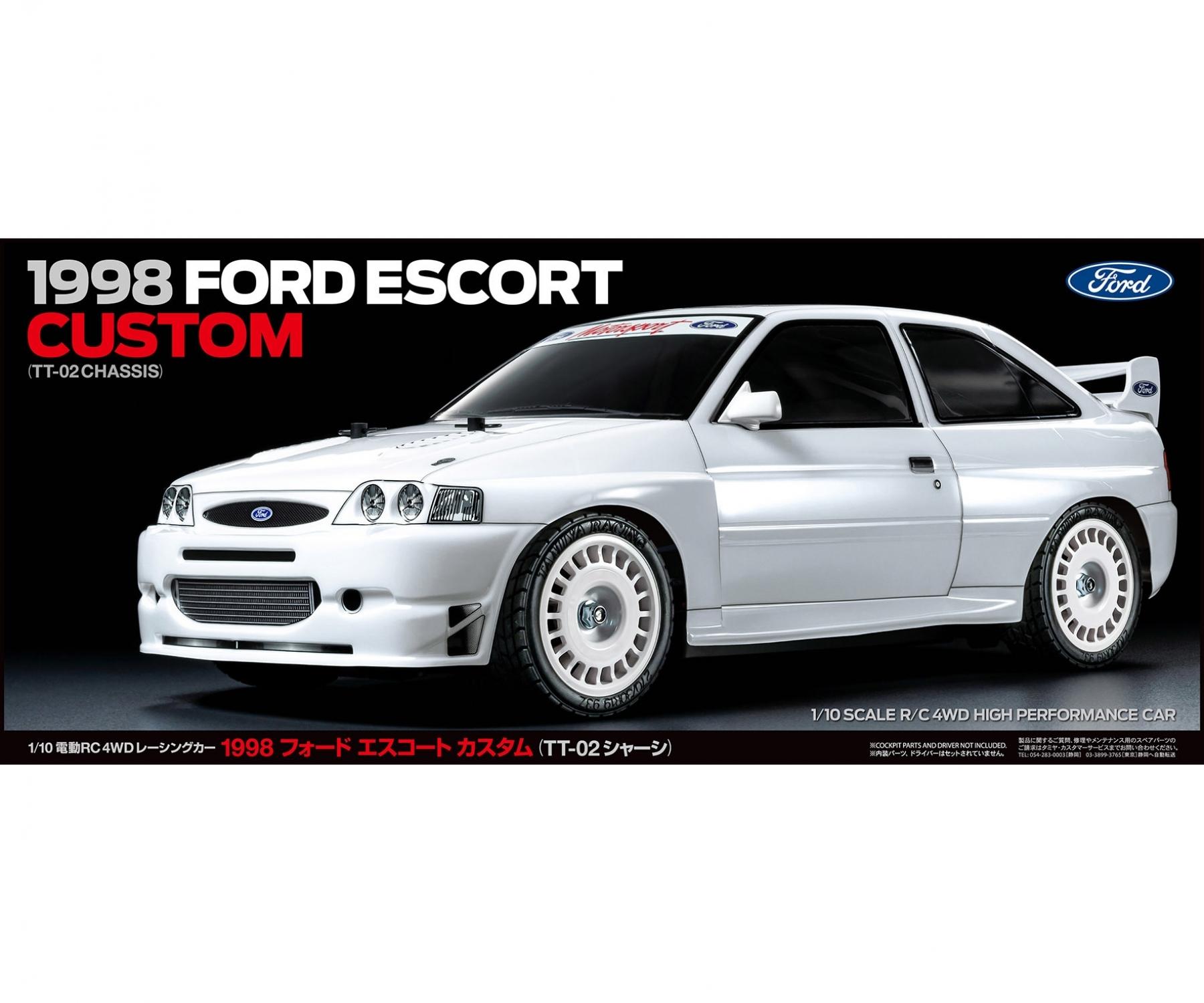 Tamiya 1998 Ford Escort Custom TT-02 Kit 1/10