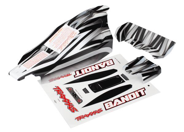 Traxxas Body Bandit Prographix (Replacement For The Painted Body. Graphics Are Printed Requires Paint & Final Color Application)/ Decal Sheet