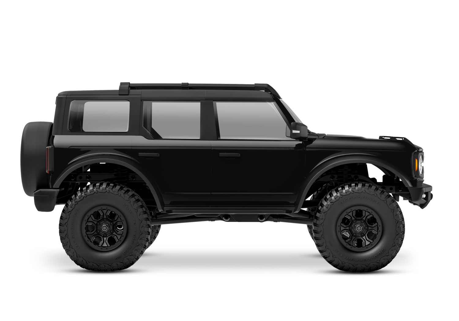 Traxxas TRX-4M Bronco 4WD Electric Scale and Trail Crawler with TQ 1/18 BLACK