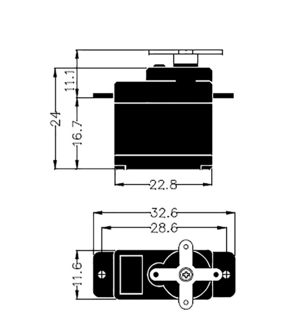 Hitec HS-55 Analog Servo