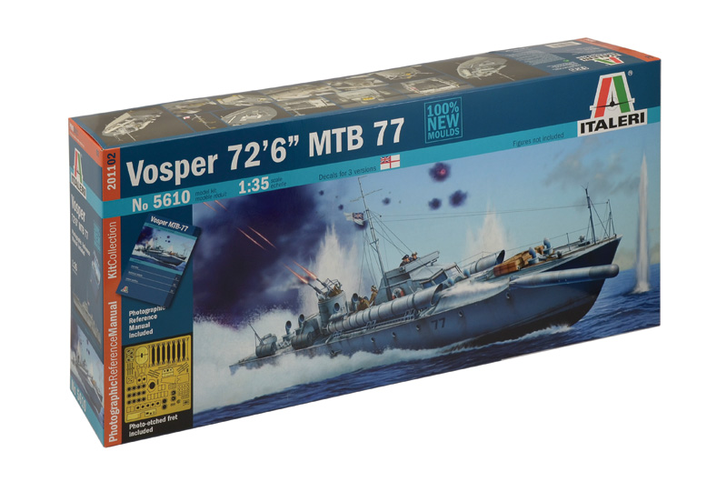 Italeri Vosper 72 feet 6 inch MTB 77 1/35
