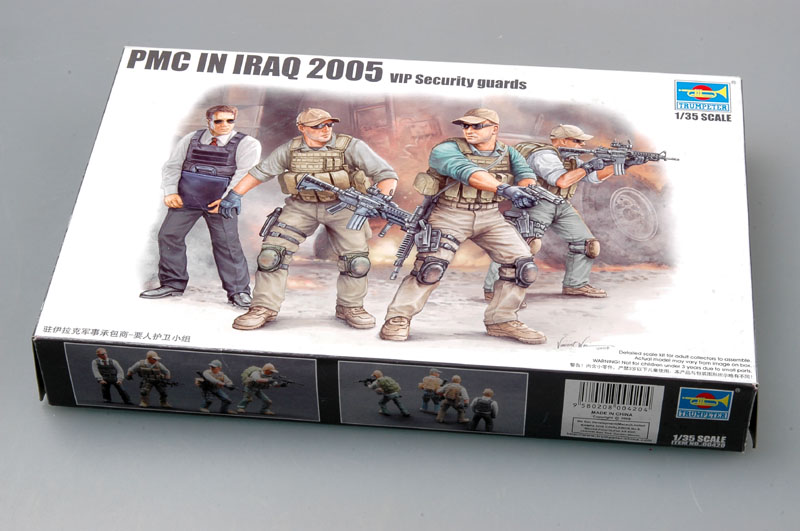 Trumpeter PMC In Iraq 2005 VIP Security Guards 1/35