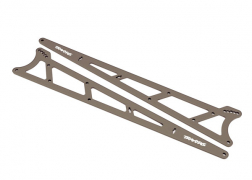 Traxxas Side plates wheelie bar charcoal gray (aluminum) (2)