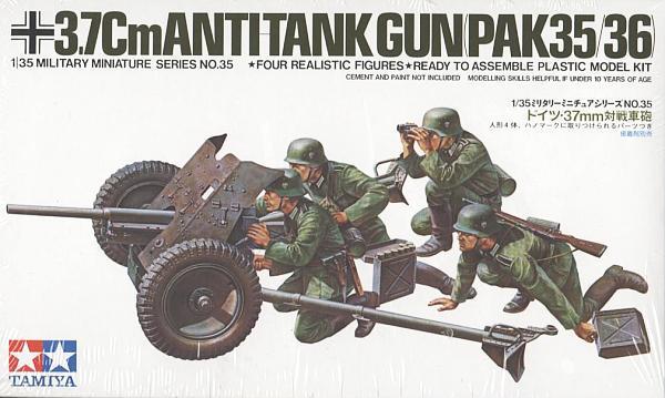 Tamiya 3.7cm Anti-Tank Gun PAK 35/36 1/35